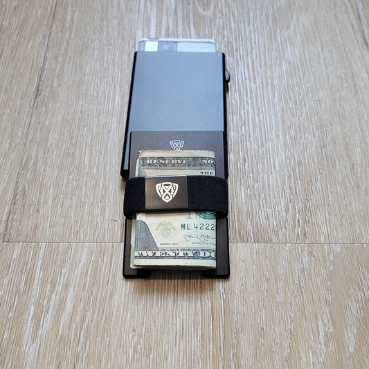 Time Armor RFID Blocking Pop Up Cardholder & Money Clip for Men with Gift Box