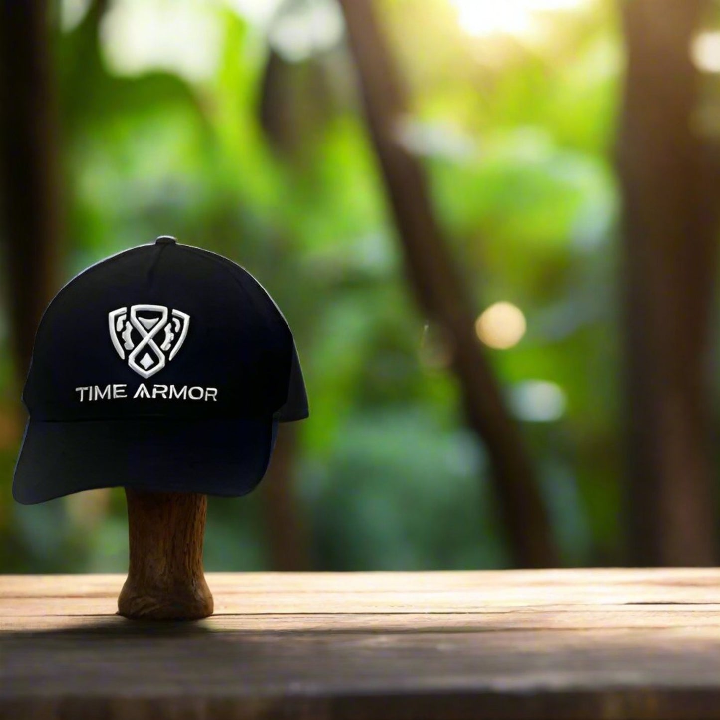 Front of Time Armor Hat (color black)