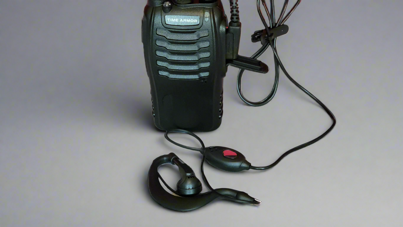 Time Armor walkie talkie ear piece